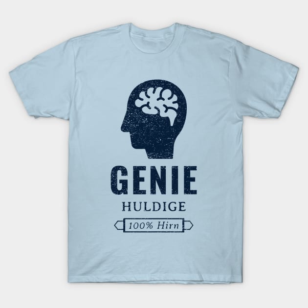 Genie, huldige, 100% Hirn T-Shirt by Pirino